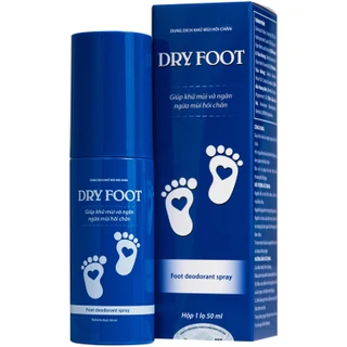 Dung dịch khử mùi Dry foot HGSG giúp khử mùi và ngăn ngừa hôi chân, nấm chân, giảm mồ hôi (50ml)