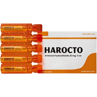 Thuốc Harocto Hà Nam tiêu chất nhầy đường hô hấp (20 ống x 5ml)
