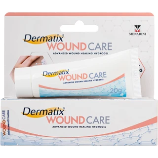 Gel bôi vết thương hở Dermatix Wound Care Menarini giúp làm lành nhanh vết thương và bỏng (Hộp 20g)