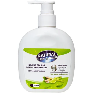 Gel rửa tay khô Natural Hand Sanitizer sát khuẩn, làm sạch tay (250ml)