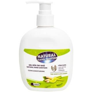 Gel rửa tay khô Natural Hand Sanitizer sát khuẩn, làm sạch tay (250ml)