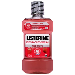 Nước súc miệng cho trẻ em Listerine kids mouthwash berry shied 250ml