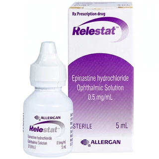 Dung dịch Relestat Allergan điều trị và phòng ngừa ngứa mắt (5ml)