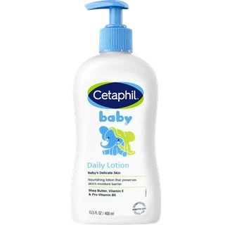 Sữa dưỡng ẩm toàn thân cho bé Cetaphil Baby Daily Lotion Face and Body làm mềm da, không gây kích ứng da (400ml)