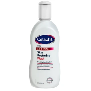 Sữa tắm cho da chàm và da khô Cetaphil Pro Ad Derma Skin Restoring Wash 295ml