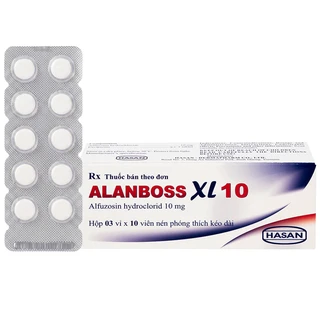 Thuốc AlanBoss XL 10 Hasan điều trị các triệu chứng của phì đại tuyến tiền liệt lành tính (3 vỉ x 10 viên)