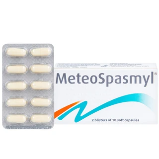 Thuốc Meteospasmyl Mayoly Spindler điều trị các rối loạn đường ruột (2 vỉ x 10 viên)