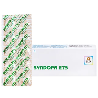 Thuốc Syndopa 275 Sun Pharma điều trị triệu chứng bệnh Parkinson (5 vỉ x 10 viên)