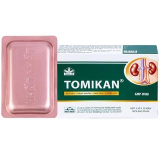 Thuốc Tomikan Nhất Nhất bổ thận, tráng dương, sinh tinh (2 vỉ x 10 viên)