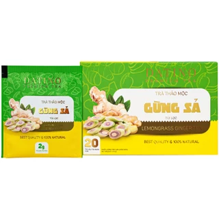 Trà Thảo Mộc Gừng Sả Datino Premium Tea (20 túi lọc x 2g)