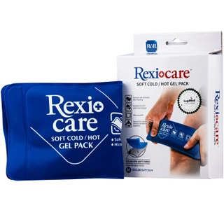 Túi chườm nóng, lạnh Rexicare gel (28.5x11.5cm) Làm giảm co thắt cơ, đau, sưng phù, bầm máy sau chấn thương, thủ thuật nha khoa, côn trùng cắn