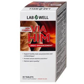 Viên uống giúp tăng cường sinh lực và khả năng sinh lý nam Via Him Lab Well (30 viên)