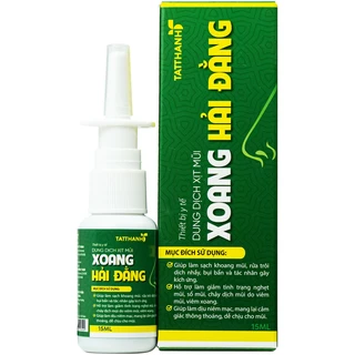 Xịt mũi xoang Hải Đằng giúp ngăn ngừa và giảm viêm xoang, viêm mũi dị ứng (15ml )