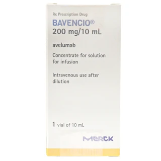 Thuốc Bavencio 200mg Merck điều trị ung thư biểu mô tế bào Merkel di căn (10ml)