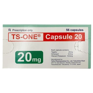 Thuốc TS-One Capsule 20mg Taiho điều trị ung thư dạ dày (4 vỉ x 14 viên)