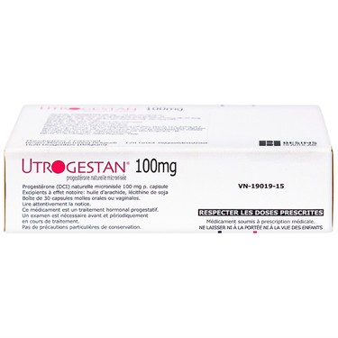 Thuốc Utrogestan 100mg Besins (2 vỉ x 15 viên)