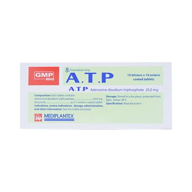 Thuốc A.T.P 20mg Mediplantex điều trị hỗ trợ chứng đau lưng