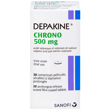 Depakine 500mg thuốc điều trị các thể động kinh (30 viên)