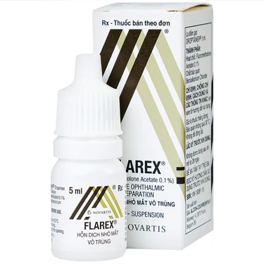 Dung dịch nhỏ mắt Flarex trị viêm không nhiễm khuẩn (5ml)