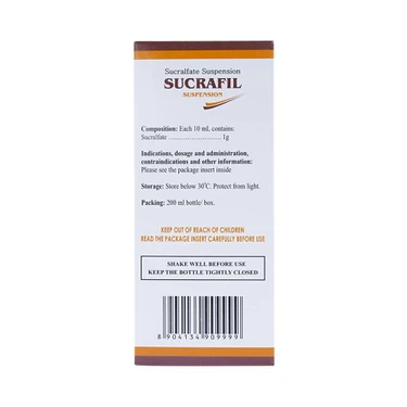 Thuốc Sucrafil Fourts 200Ml điều trị viêm khớp, trào ngược dạ dày