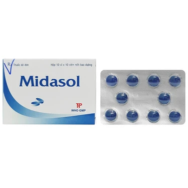Viên nén Midasol điều trị viêm, đau do nhiễm trùng đường tiểu
