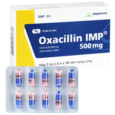 Thuốc Oxacillin IMP 500mg Imexpharm điều trị nhiễm khuẩn (3 vỉ x 10 ...