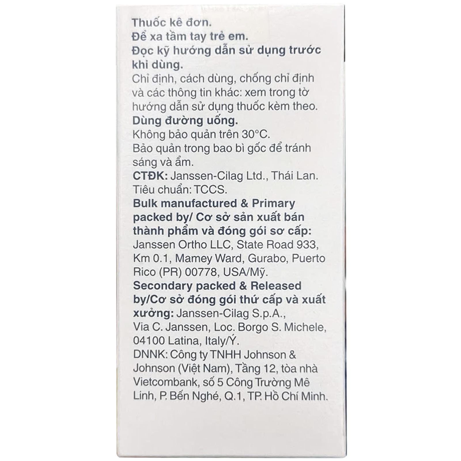 Hình ảnh Thuốc Erleada 60mg Janssen điều trị các bệnh lý về ung thư tuyến tiền liệt (120 viên)