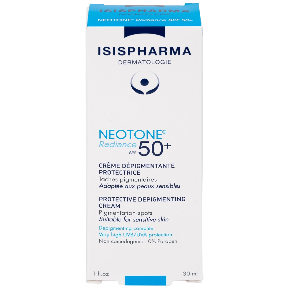 Hình ảnh Kem chống nắng Isis Pharma Neotone Radiance SPF 50+ dưỡng trắng, mờ nám, phục hồi da (30ml)
