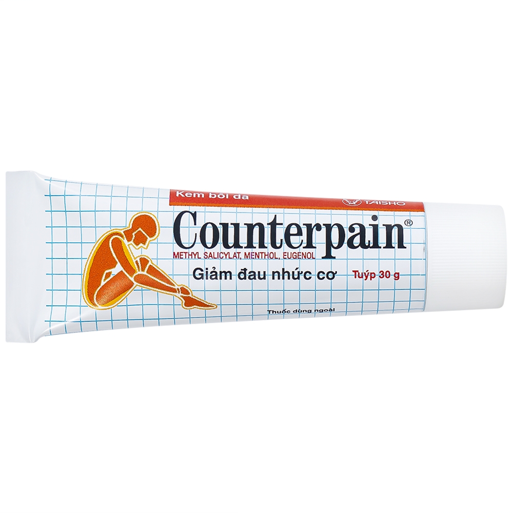 Hình ảnh Kem bôi da Counterpain DHG giảm đau cơ, đau do bệnh thấp khớp, bong gân (30g)