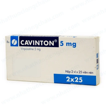 Cavinton 5mg: Thuốc trị rối loạn tuần hoàn máu não