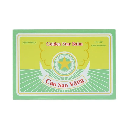 Cao Sao Vàng OPC điều trị cảm cúm, nhức đầu (12 chai x 10g)