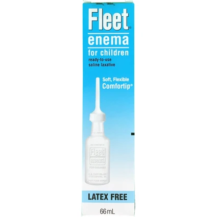 Dung dịch thụt trực tràng Fleet Enema For Children giảm chứng táo bón không thường xuyên (66ml)