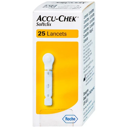 Kim lấy máu Accu Chek Softclix (25 cái) dùng cho máy Accu Chek Instant, Active