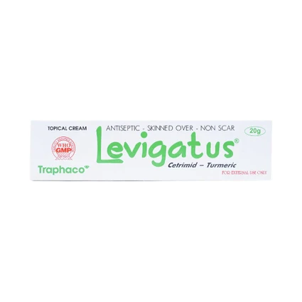Kem bôi da Levigatus Traphaco điều trị mụn trứng cá, mụn mủ, vết thương nông, trầy da (20g)