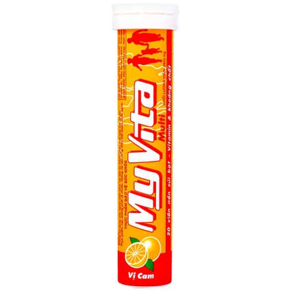 Viên sủi giúp bổ sung Vitamin MyVita Multi SPM vị cam (20 viên)