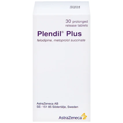 Thuốc Plendil Plus AstraZeneca viên trị tăng huyết áp (30 viên)