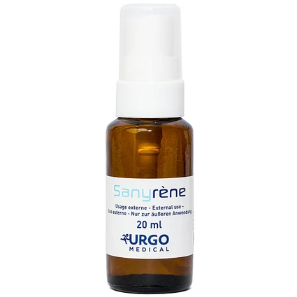 Xịt phủ vết thương Urgo Sanyrene 20ml giúp ngăn ngừa loét do tì đè