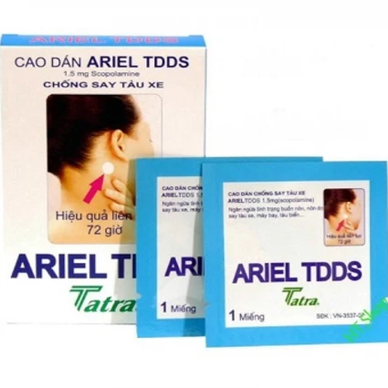 Cao dán Ariel TDDS Tatra chống say tàu xe (2 miếng)