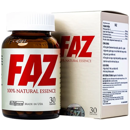 Viên uống hỗ trợ giảm cholesterol toàn phần giảm LDL-c Ecogreen FAZ (30 viên)