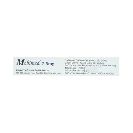 Thuốc MOBIMED 7.5MG trị hư khớp, thoái hóa khớp