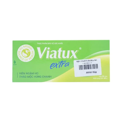Kẹo Ngậm Ho Viatux Extra (30 viên)