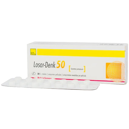 Viên nén Losar-Denk 50 điều trị tăng huyết áp (2 vỉ x 14 viên)