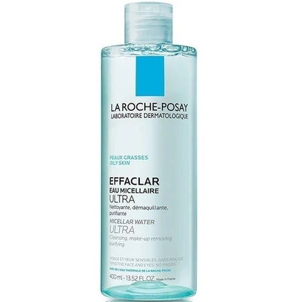 Nước tẩy trang cho da dầu, nhạy cảm La Roche-posay Effaclar Micellar Water Ultra 400ml