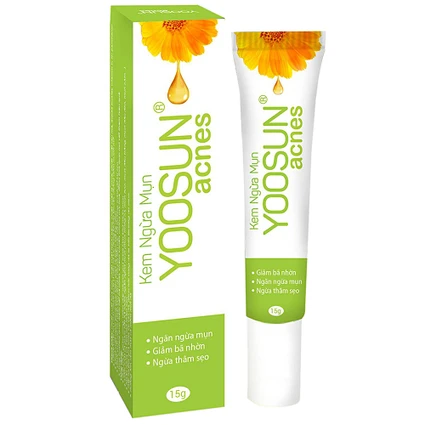 Kem bôi Yoosun Acnes hỗ trợ ngăn ngừa và cải thiện tình trạng mụn (15g)