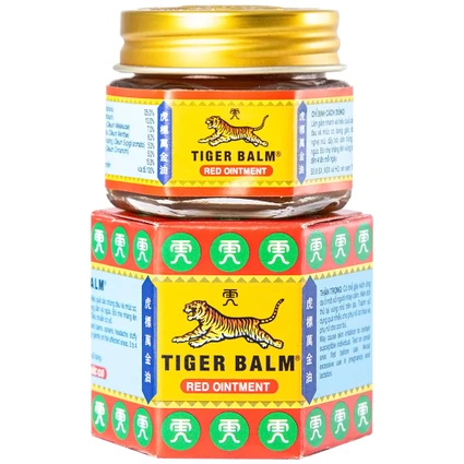 Cao xoa Tiger Balm Red Ointment Haw Par giảm đau và nhức cơ, bong gân (19.4g)