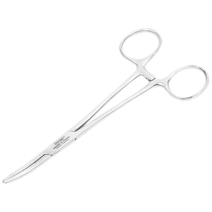Pen gắp cong không mấu size 16cm dùng kẹp bông băng, băng gạc rửa vết thương