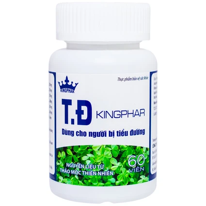 Viên uống hỗ trợ giảm đường huyết cho người bị tiểu đường T.Đ Kingphar (60 viên)