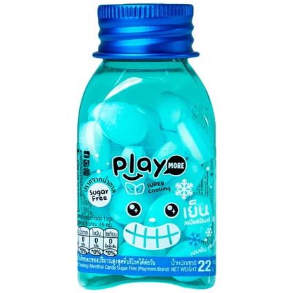 Kẹo The Siêu Mát Lạnh Hương Bạc Hà Playmore (hũ 22g)