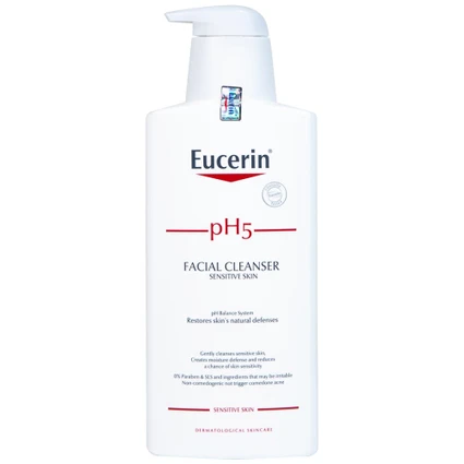 Sữa rửa mặt Eucerin pH5 Facial Cleanser Sensitive Skin làm sạch sâu cho da nhạy cảm (400ml)