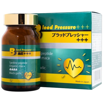 Viên uống hỗ trợ giảm nguy cơ cao huyết áp do mỡ máu cao Blood Pressure+++ Jpanwell (60 viên)